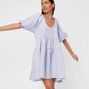 NWT Purple Gingham Dress